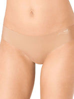 Beige Mid Rise Tanga