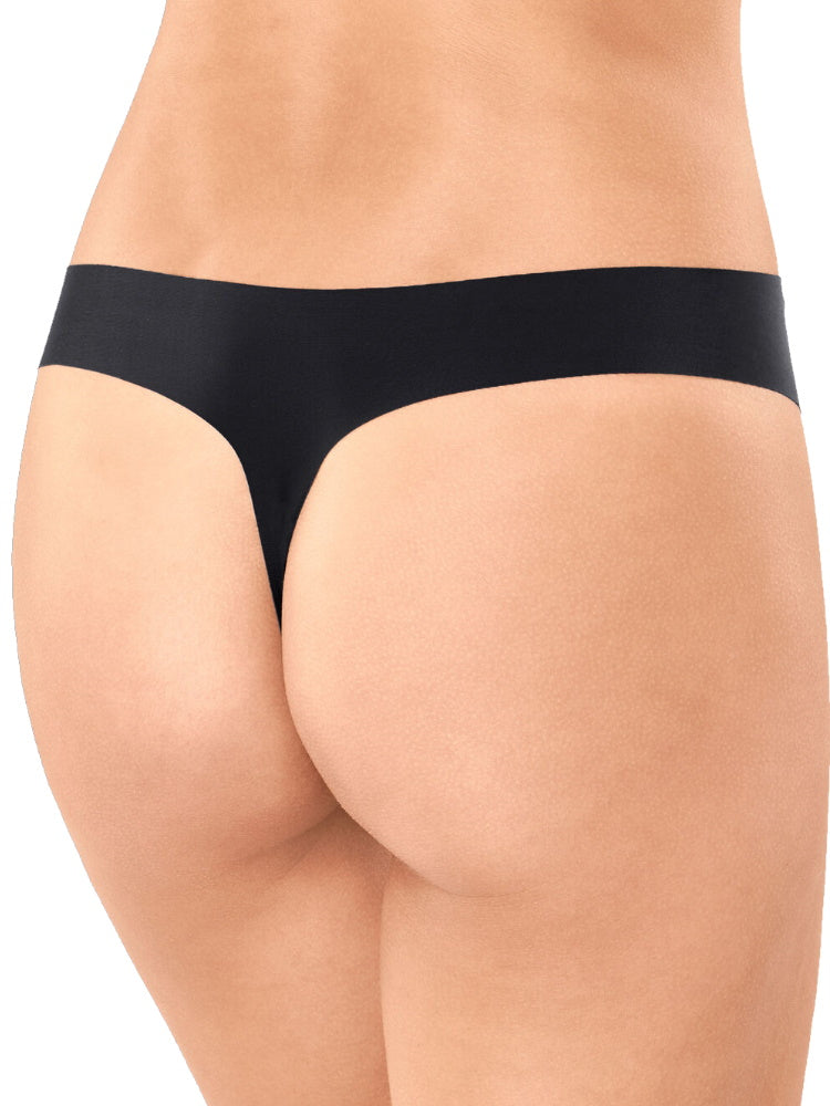Sloggi Black Mid Rise Thong