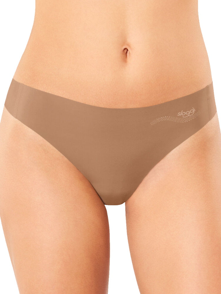 Sloggi Beige Mid Rise Thong