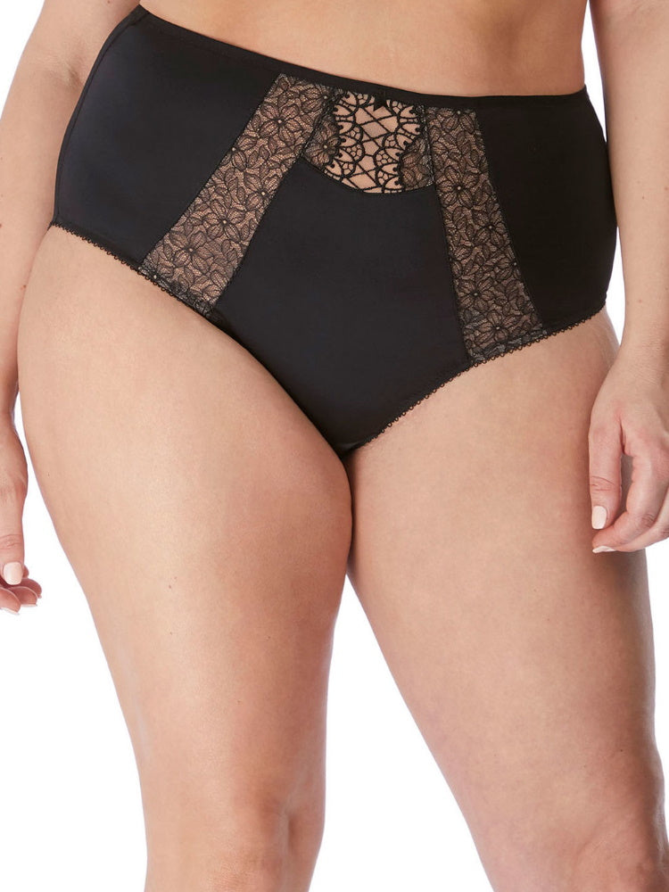 Black High Rise Full Knickers