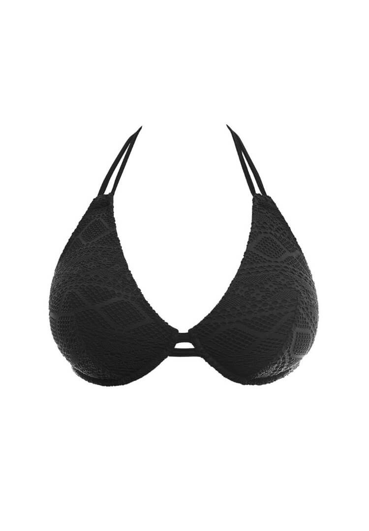 Sundance Halterneck Bikini Top - Black