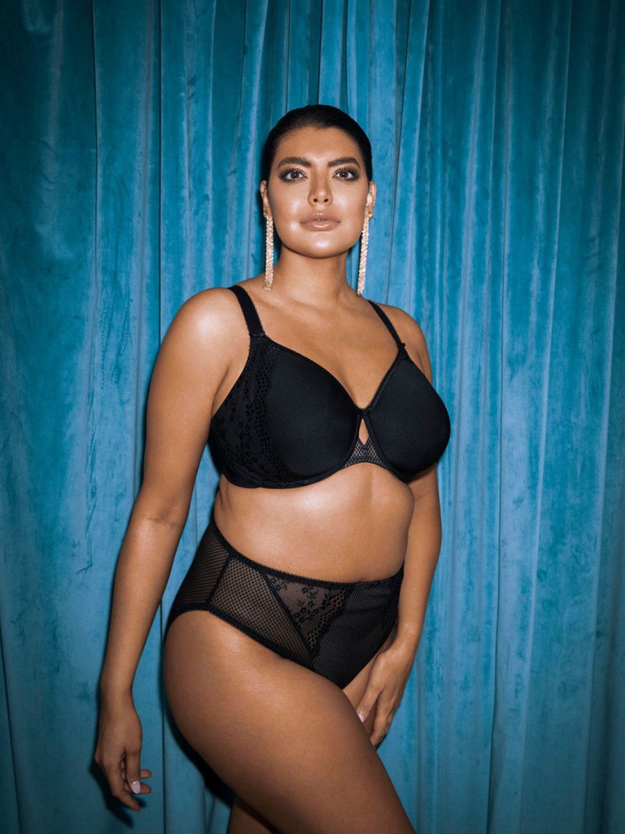 Charley Moulded Spacer Bra - Black