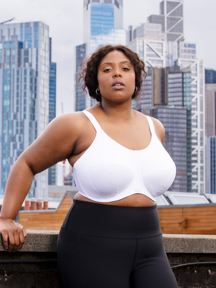 Energise Sports Bra - White
