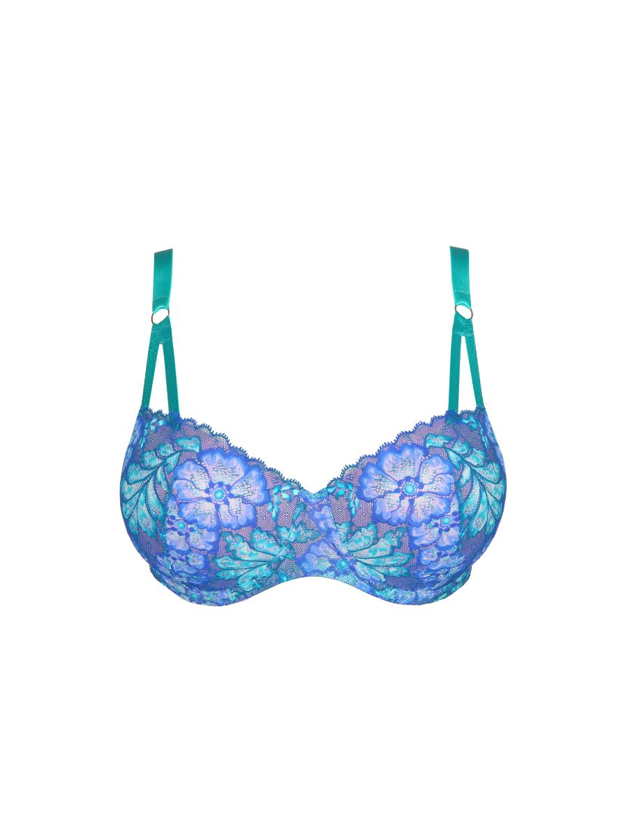 Morro Bay Balcony Bra - Mermaid Blue
