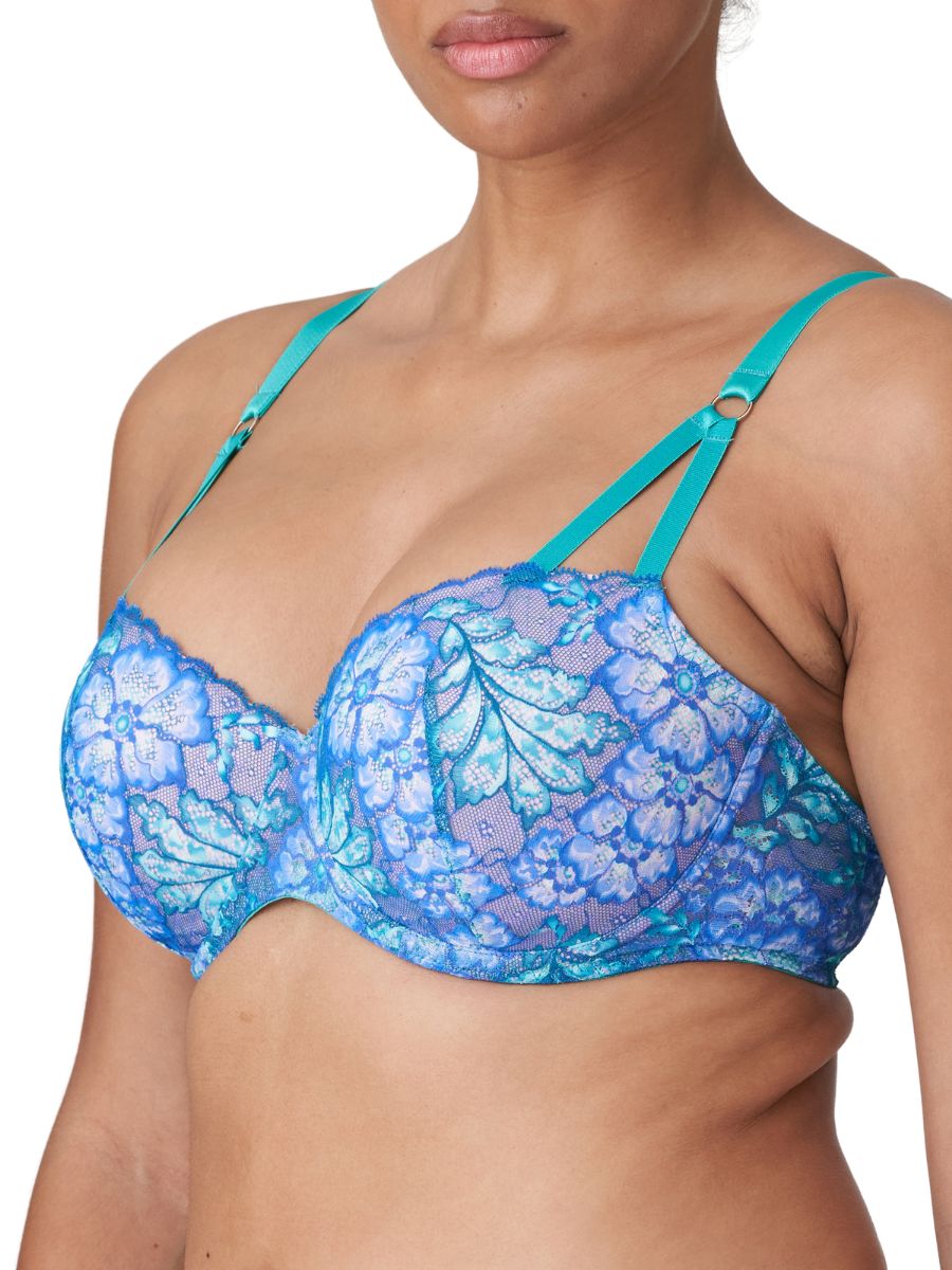 Morro Bay Balcony Bra - Mermaid Blue