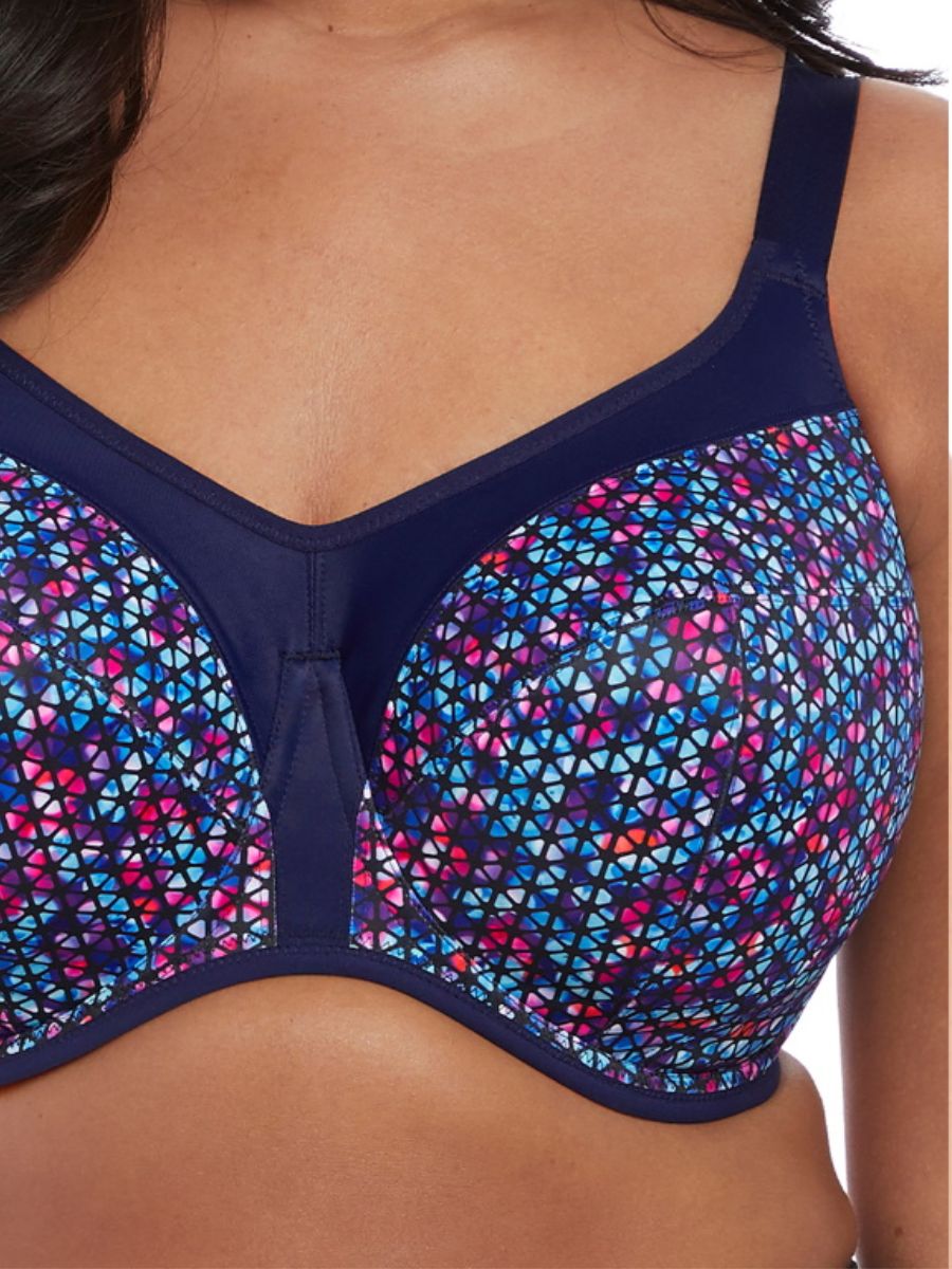 Energise Sports Bra - Navy Geo