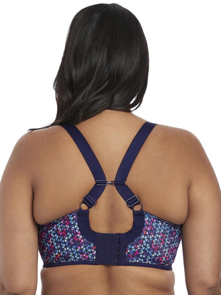 Blue Underwired Sports Bra