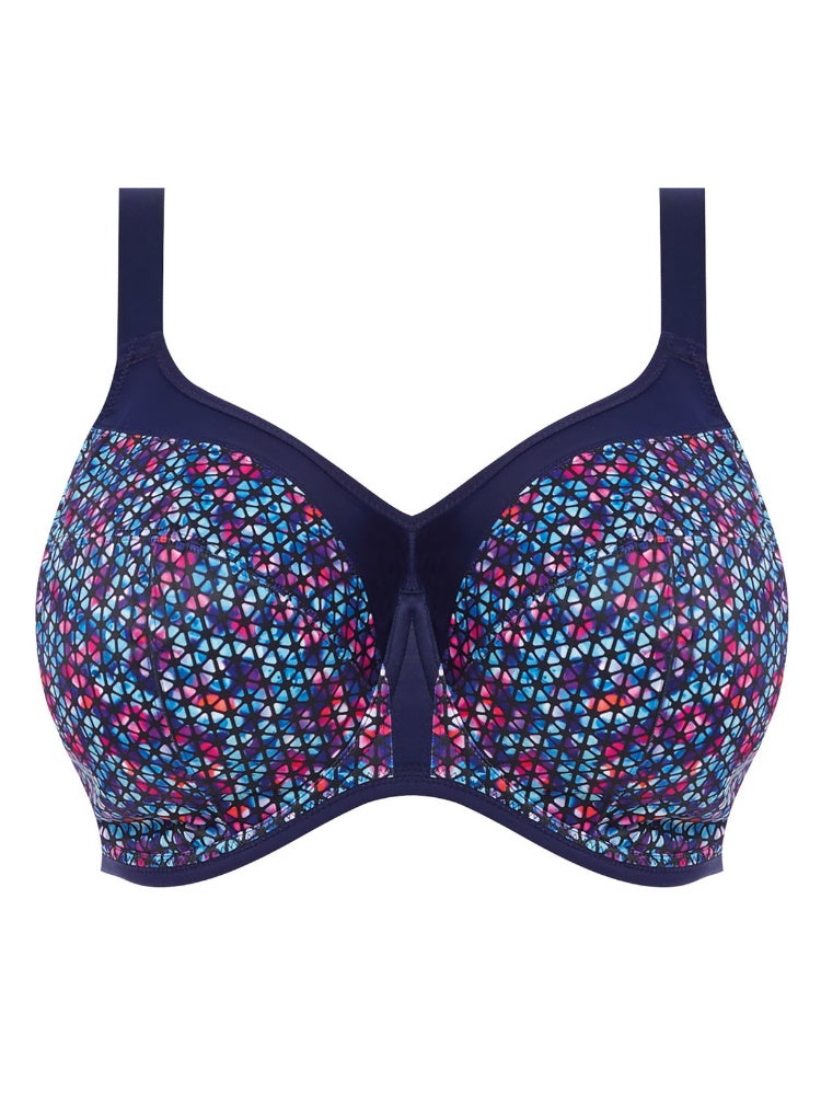 Blue Underwired Sports Bra