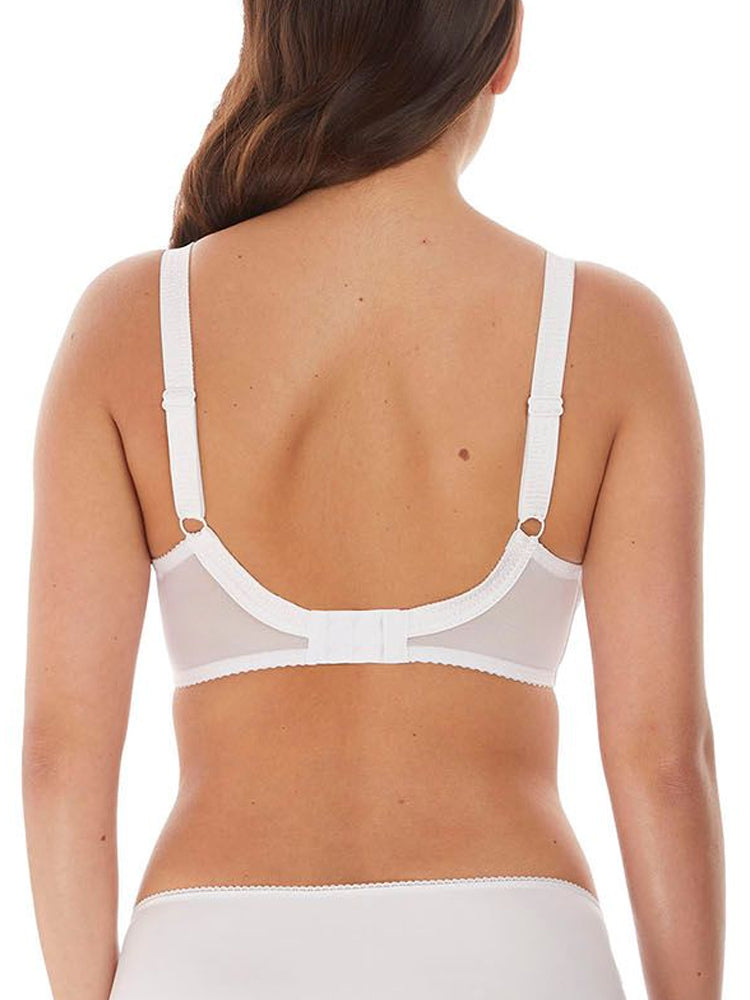 Belle Balcony Bra - White