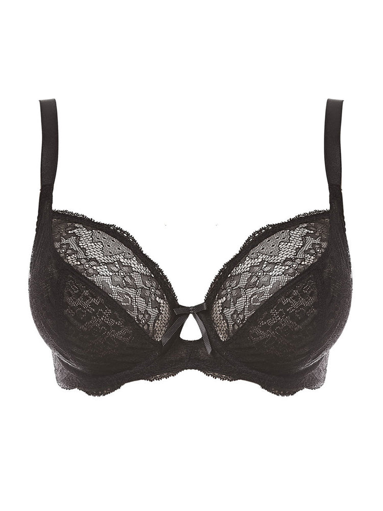 Black Plunge Bra