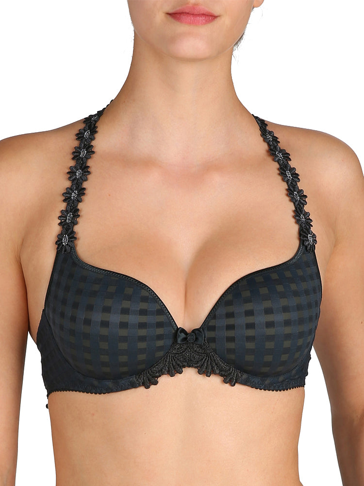 Avero Padded Heartshape Bra - Black