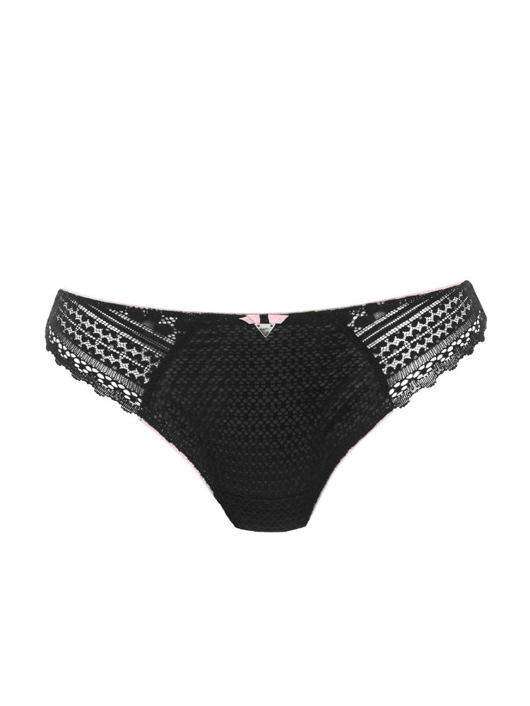 freya thong black brief