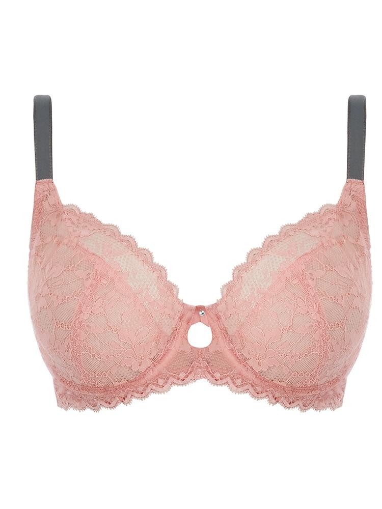 Offbeat Plunge Bra - Rosehip