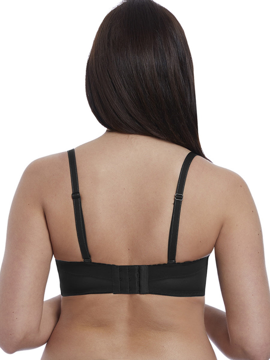 Black Underwired Moulded Strapless Bra