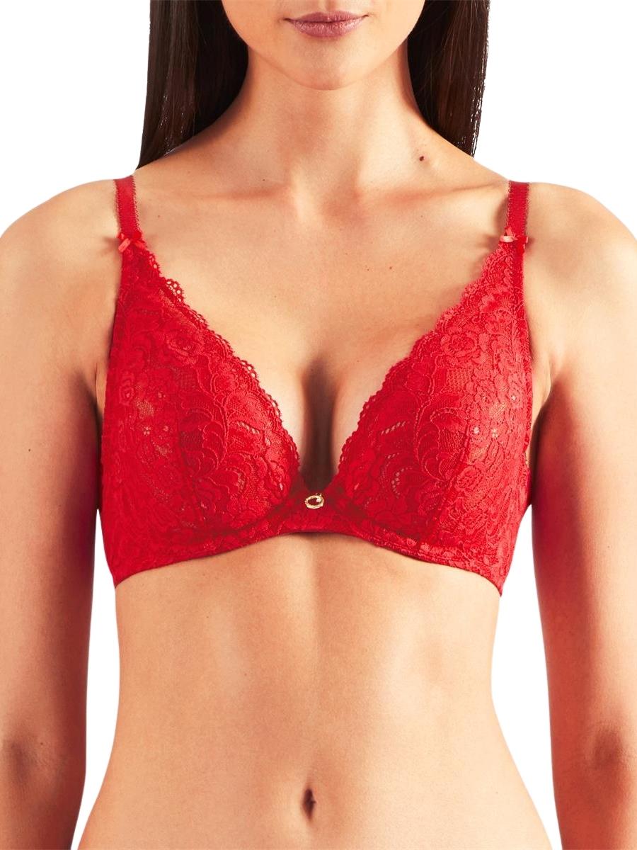 aubade rosessence triangle plunge bra gala