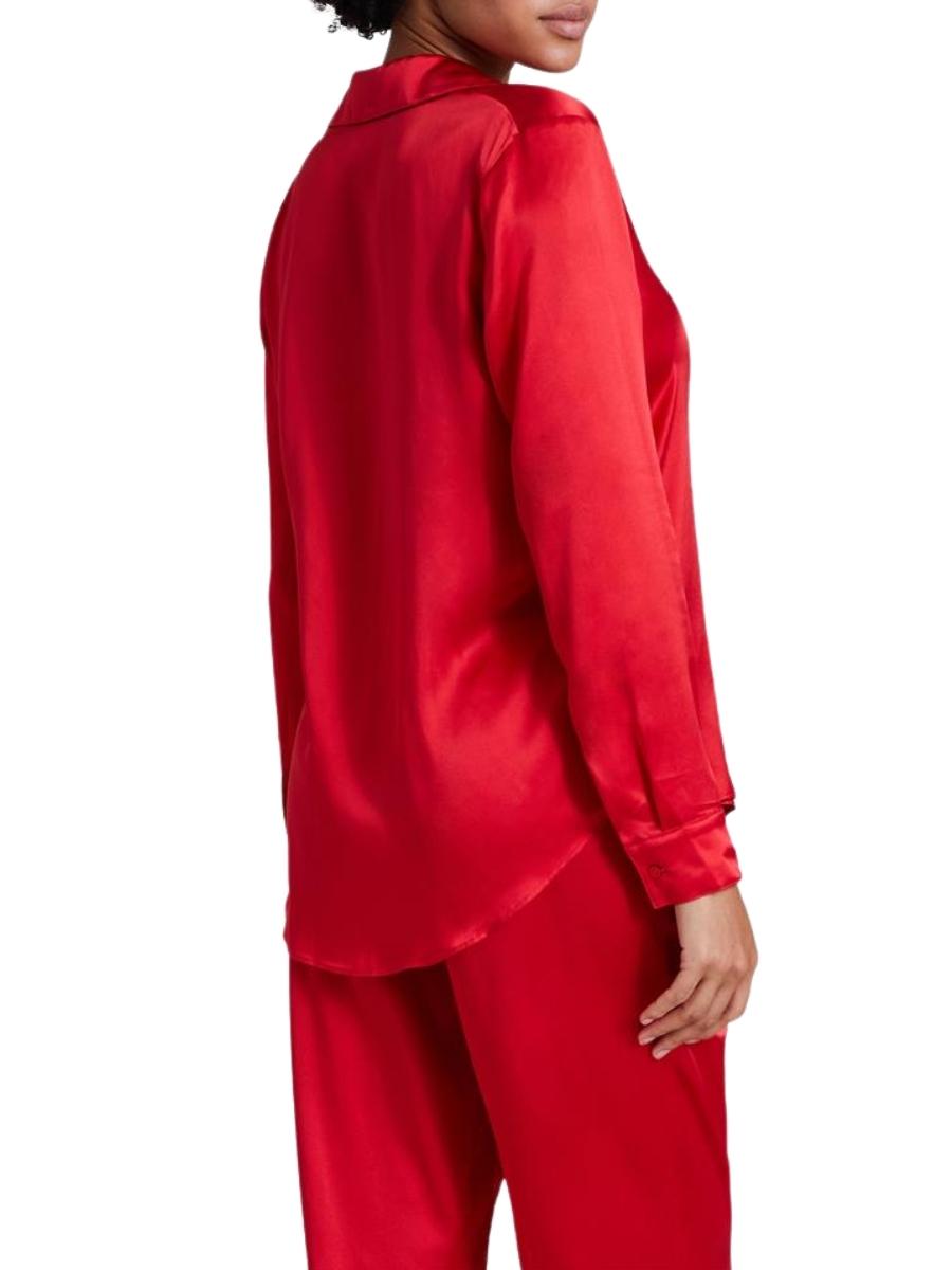 aubade toi mon amour silk blouse rouge passion