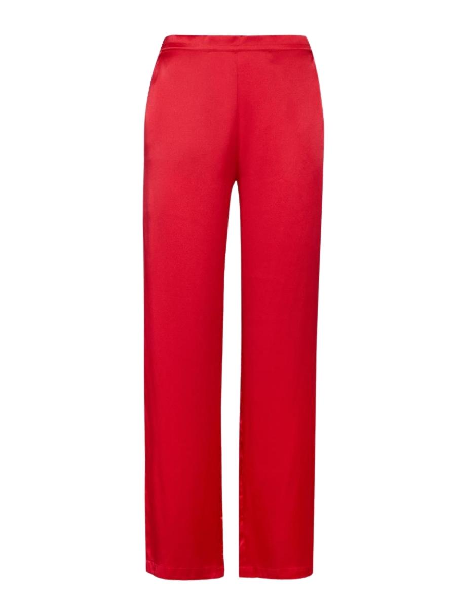 aubade toi mon amour silk pants rouge passion