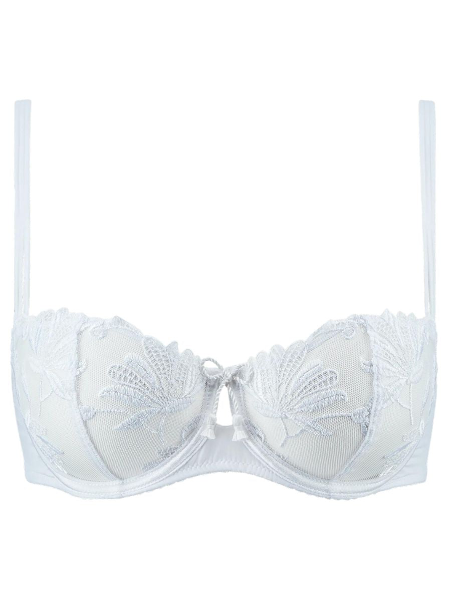 aubade lovessence half cup bra blanc
