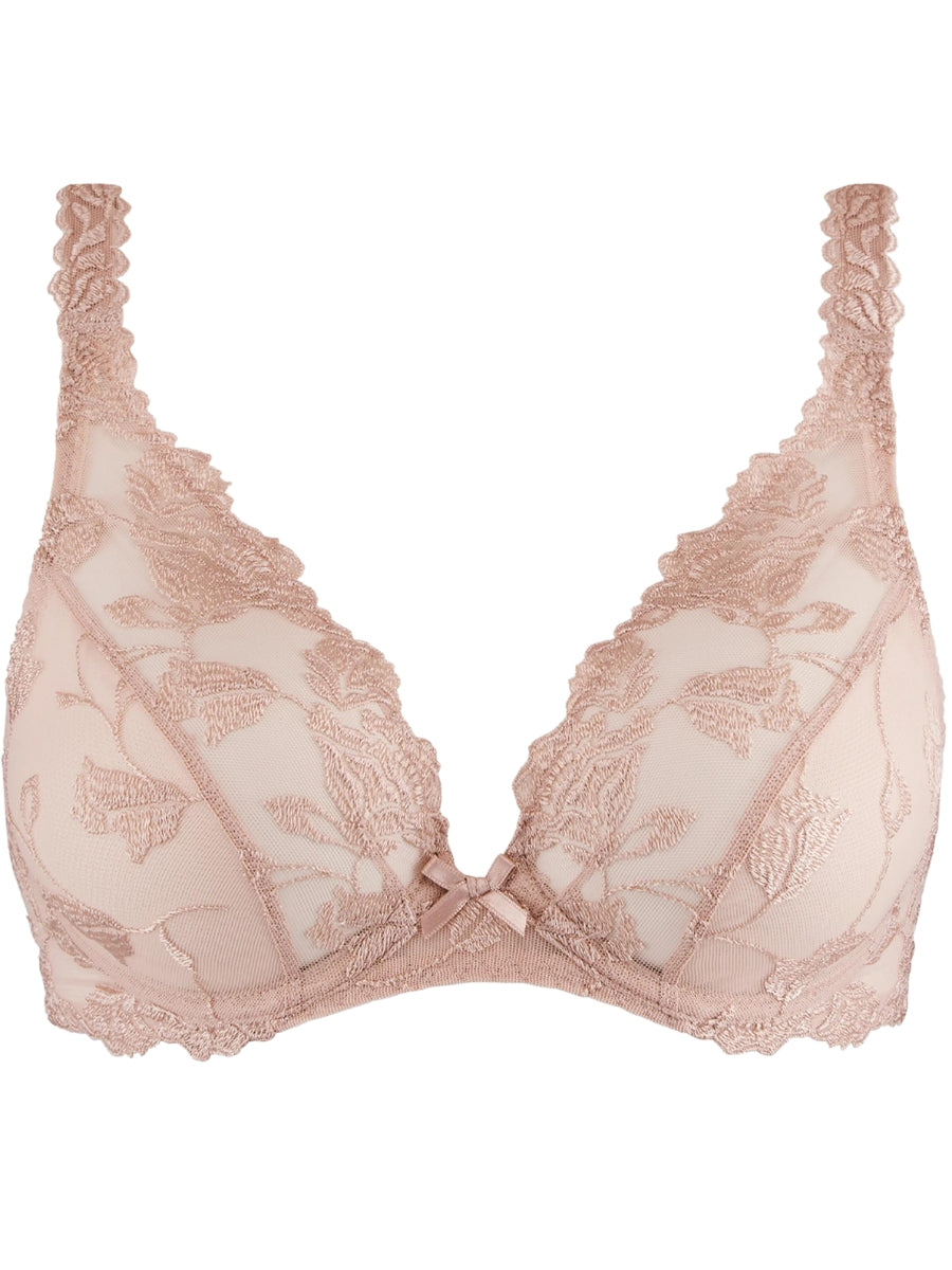 aubade softessence underwired triangle bra skin