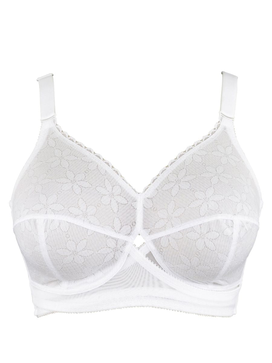 berlei classic non wired total support bra white