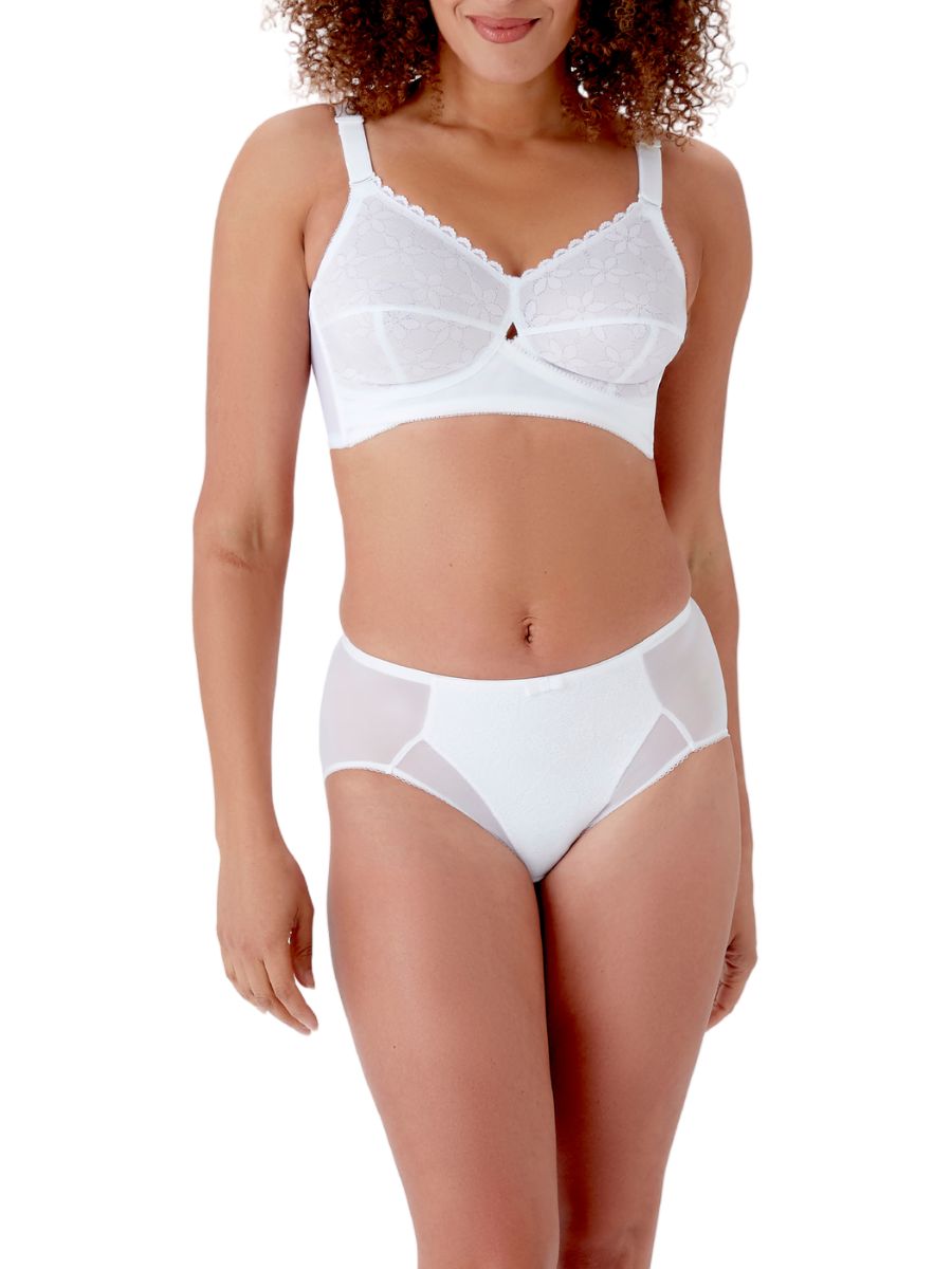 berlei classic non wired total support bra white