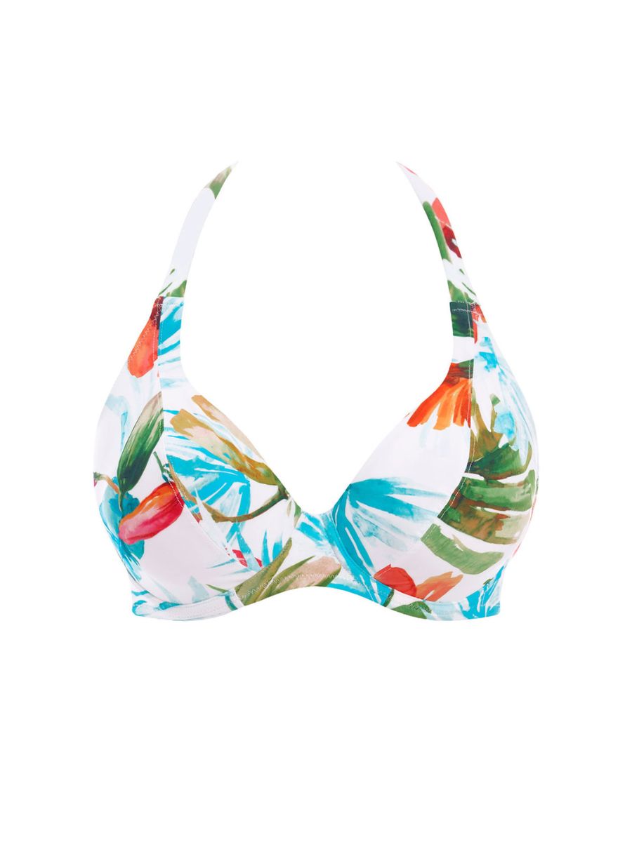 fantasie kiawah island halter bikini top aquamarine