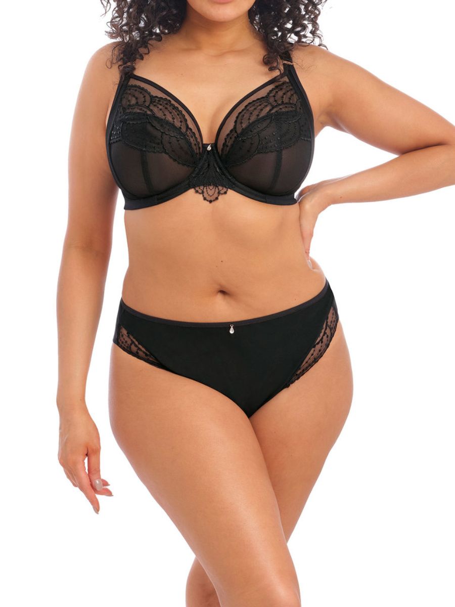 elomi priya plunge bra black