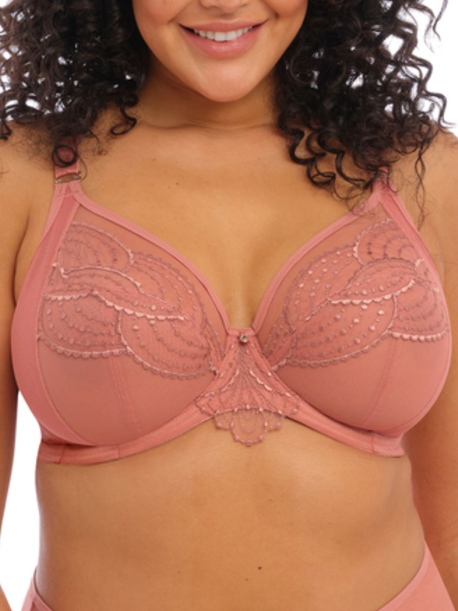 elomi priya plunge bra rosegold