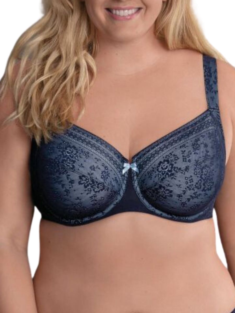 rosa faia underwired bra maritime blue