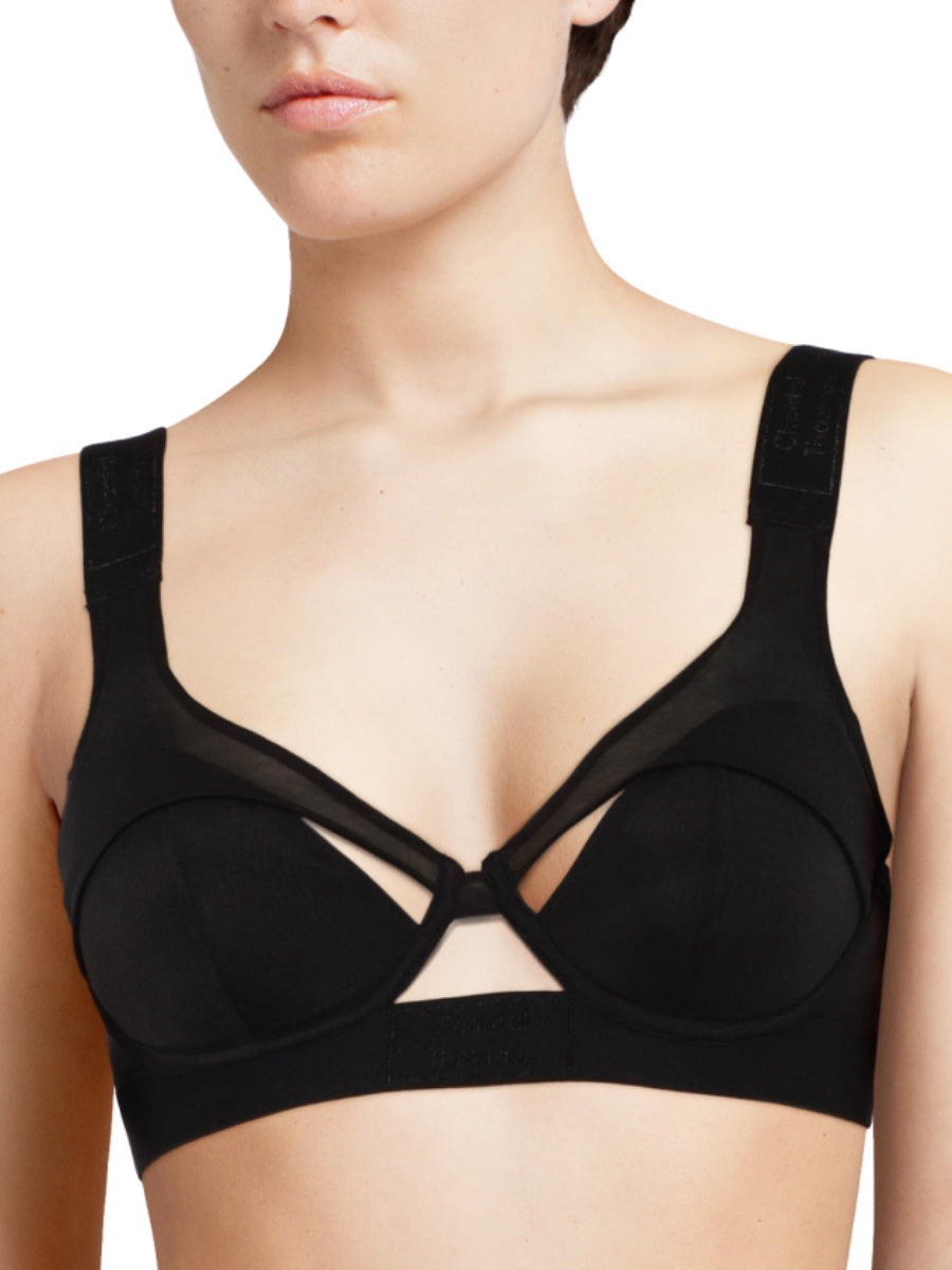 black t shirt bra