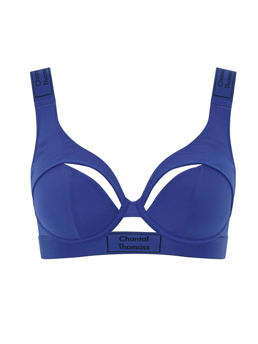 blue t shirt bra