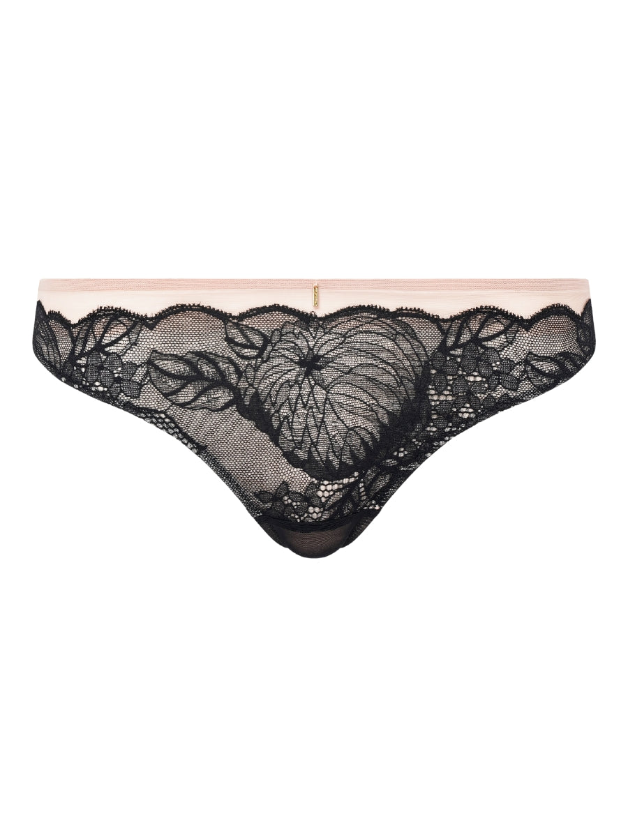 chantelle midnight flowers tanga