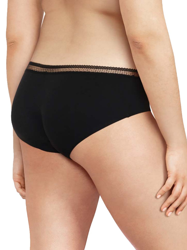 Black Period Pants Mid Rise Hipster