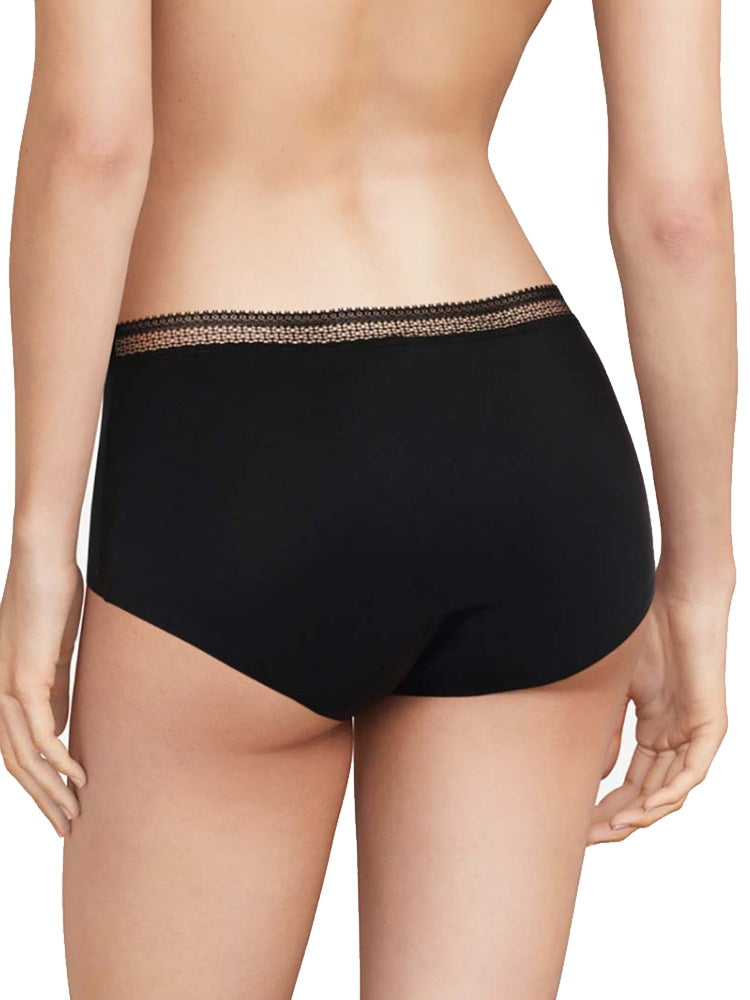 Black Period Pants High Waist Full Brief