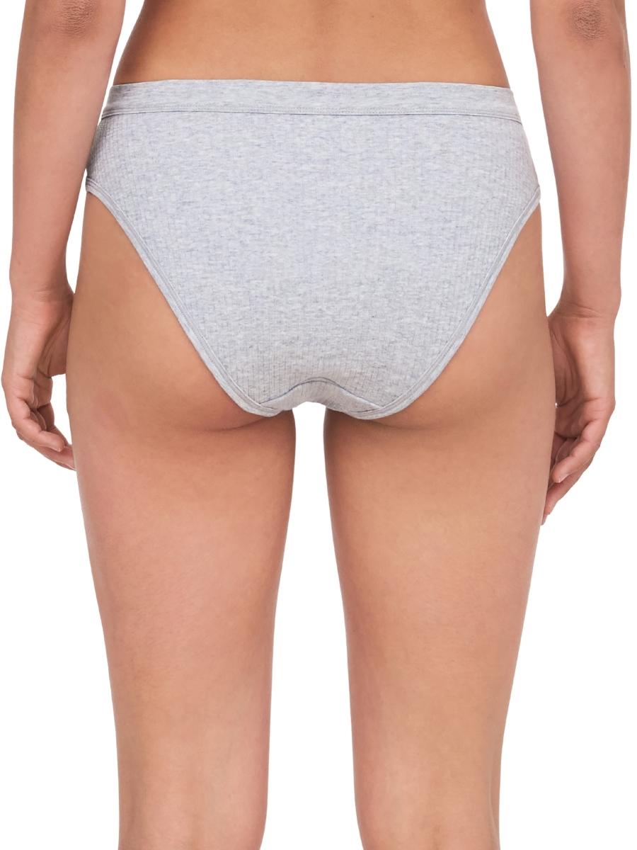 chantelle cotton comfort hi cut brief mixed grey