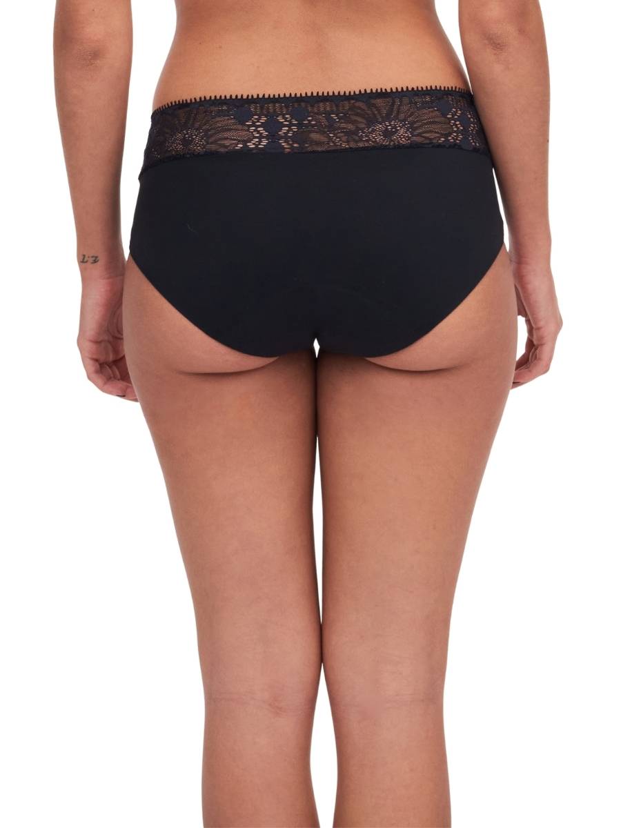 chantelle life lace hipster period pants black