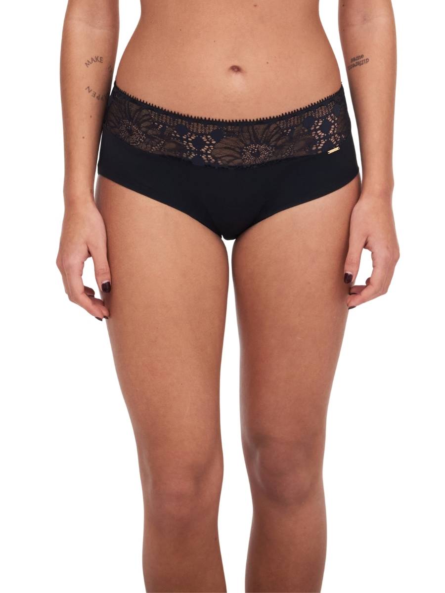 chantelle life lace hipster period pants black