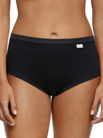 Black High Waist Brief