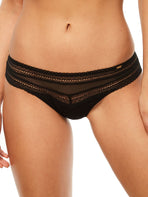 Black Tanga Brief