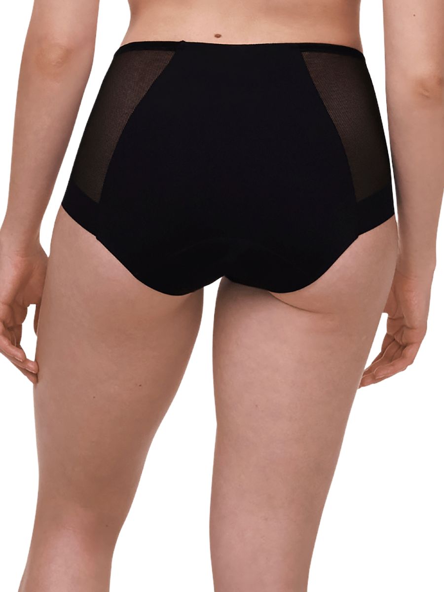 Black Period Pants High Waist Full Brief