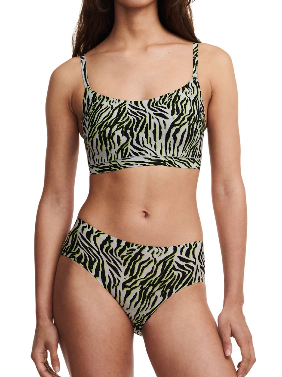 SoftStretch Bralette - Multicolour Zebra Print