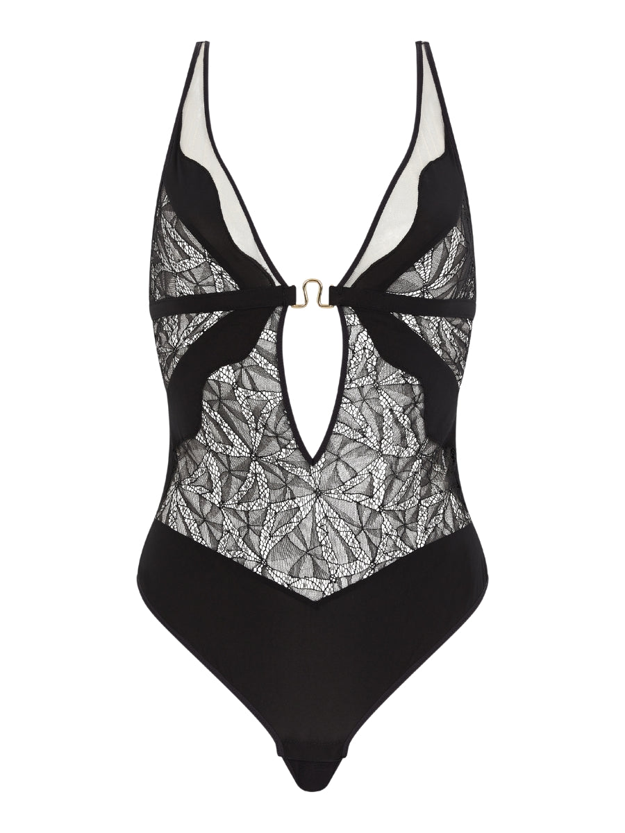 chantelle spark body suit black