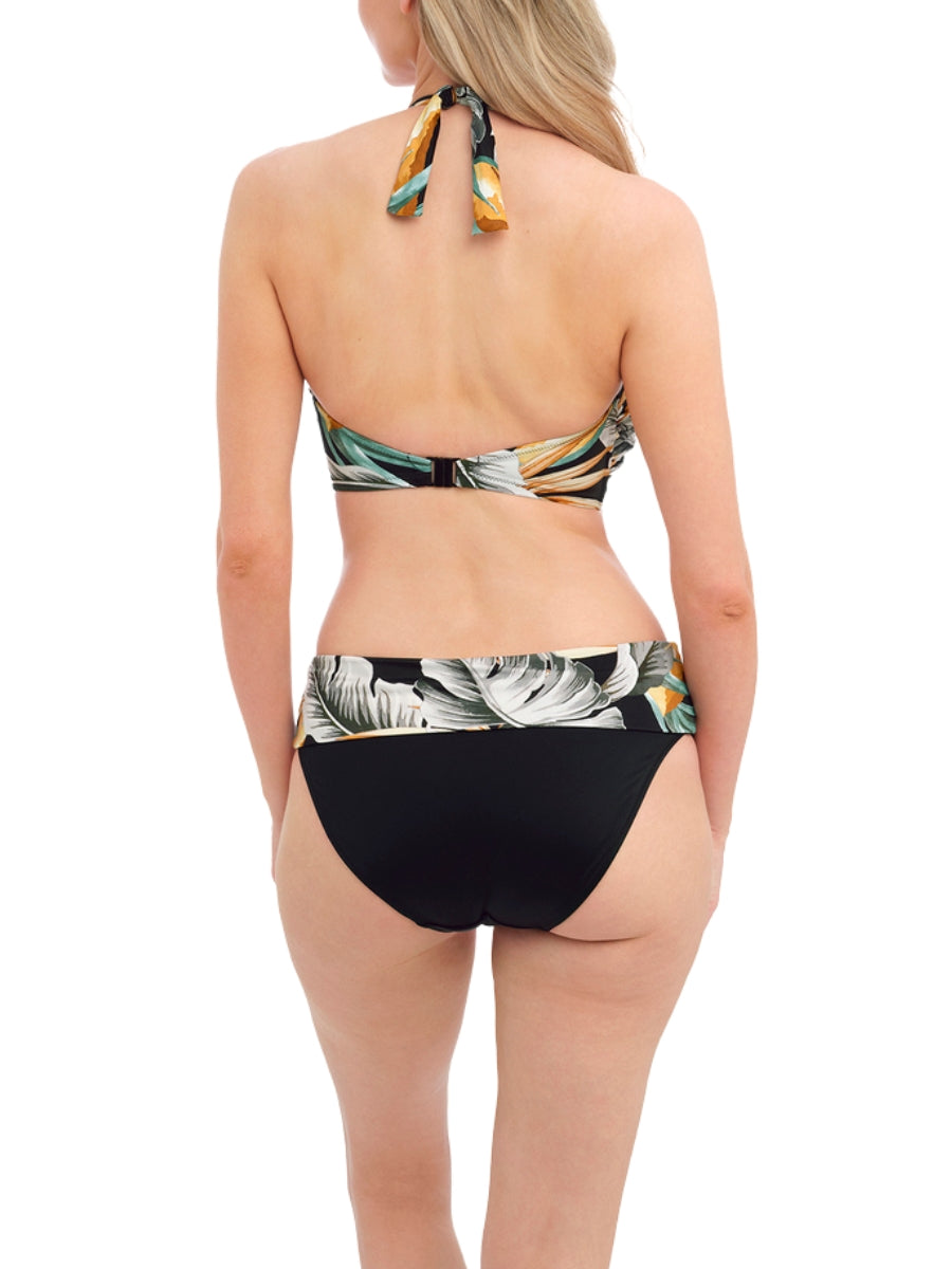 fantasie bamboo grove twist bandeau bikini top jet