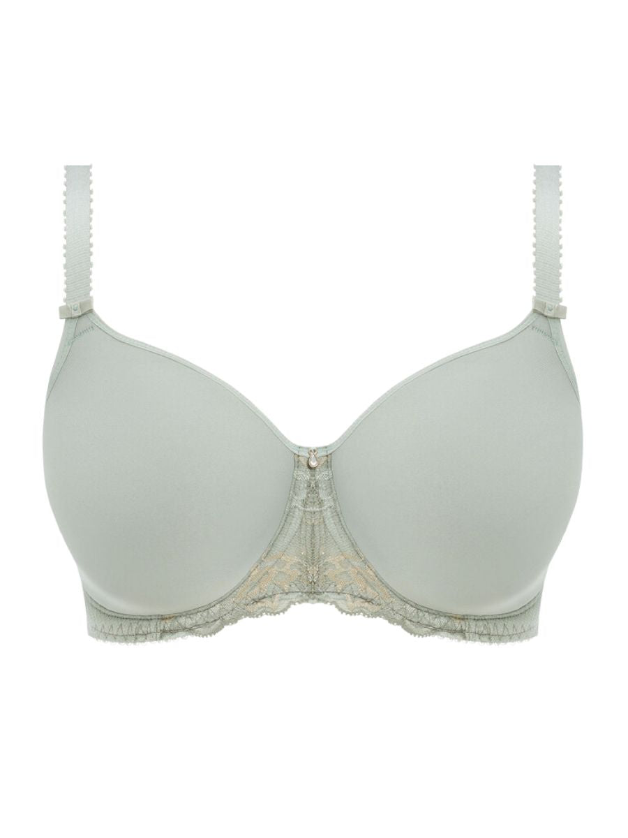 fantasie aubree moulded spacer bra vintage green