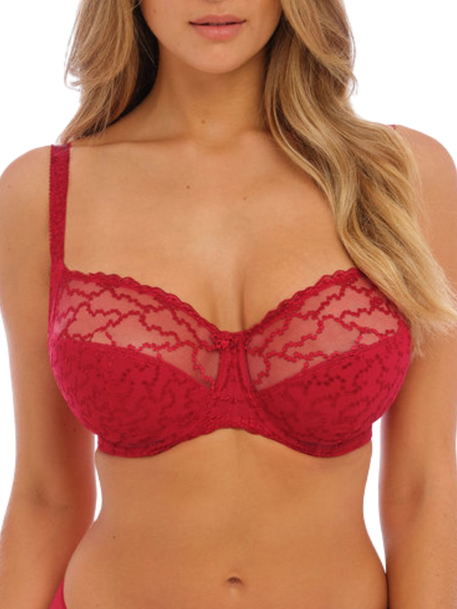 fantasie ana side support bra red