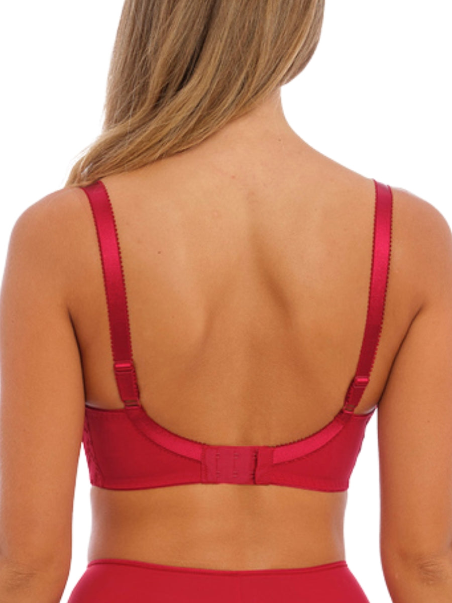 fantasie ana half cup bra red