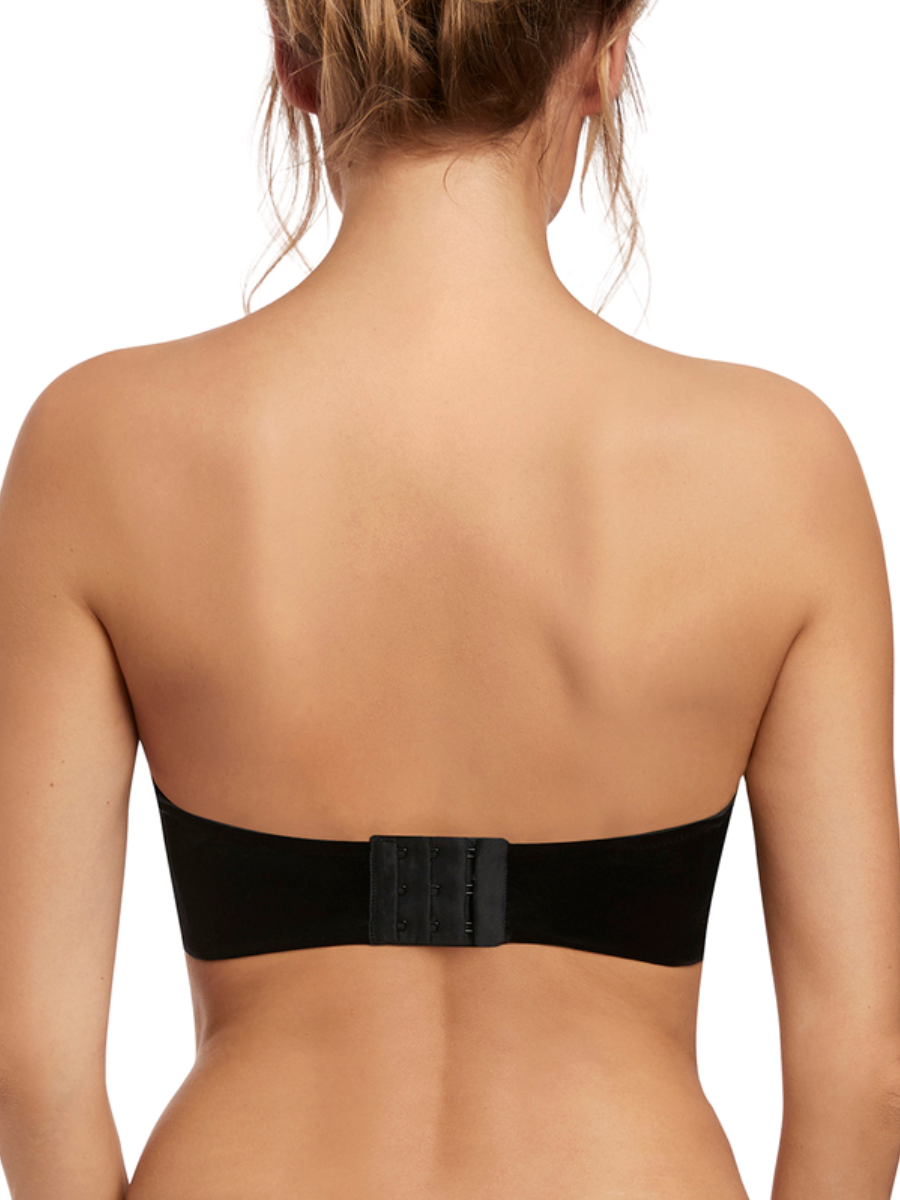 fantasie aura moulded strapless bra black