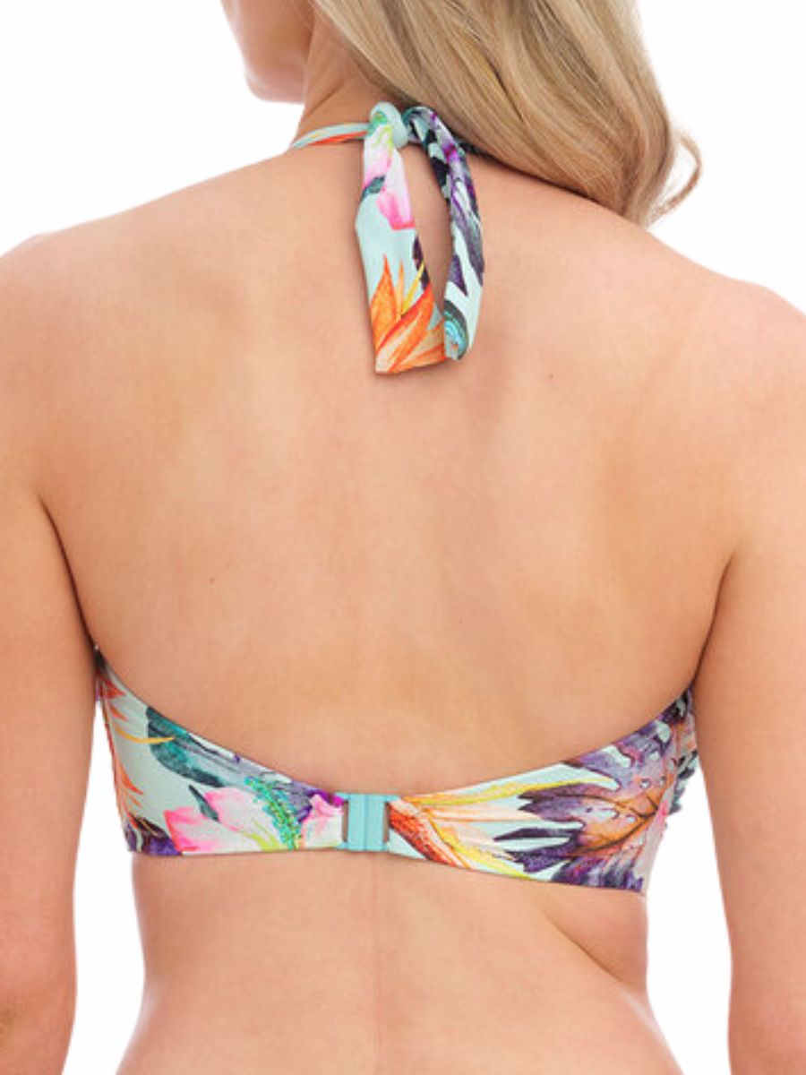 fantasie paradiso twist bandeau bikini top soft mint