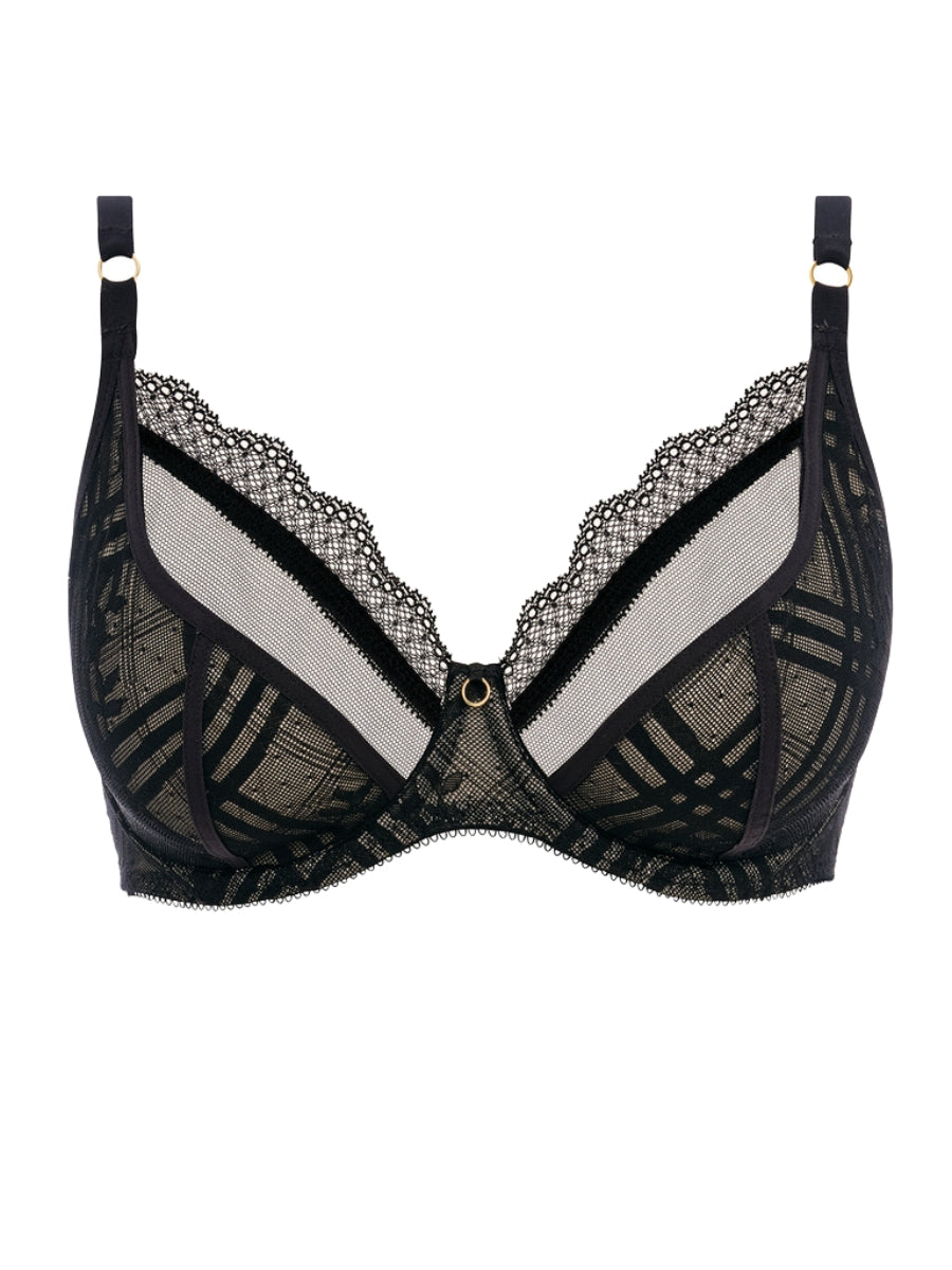freya freya fatale plunge bra noir