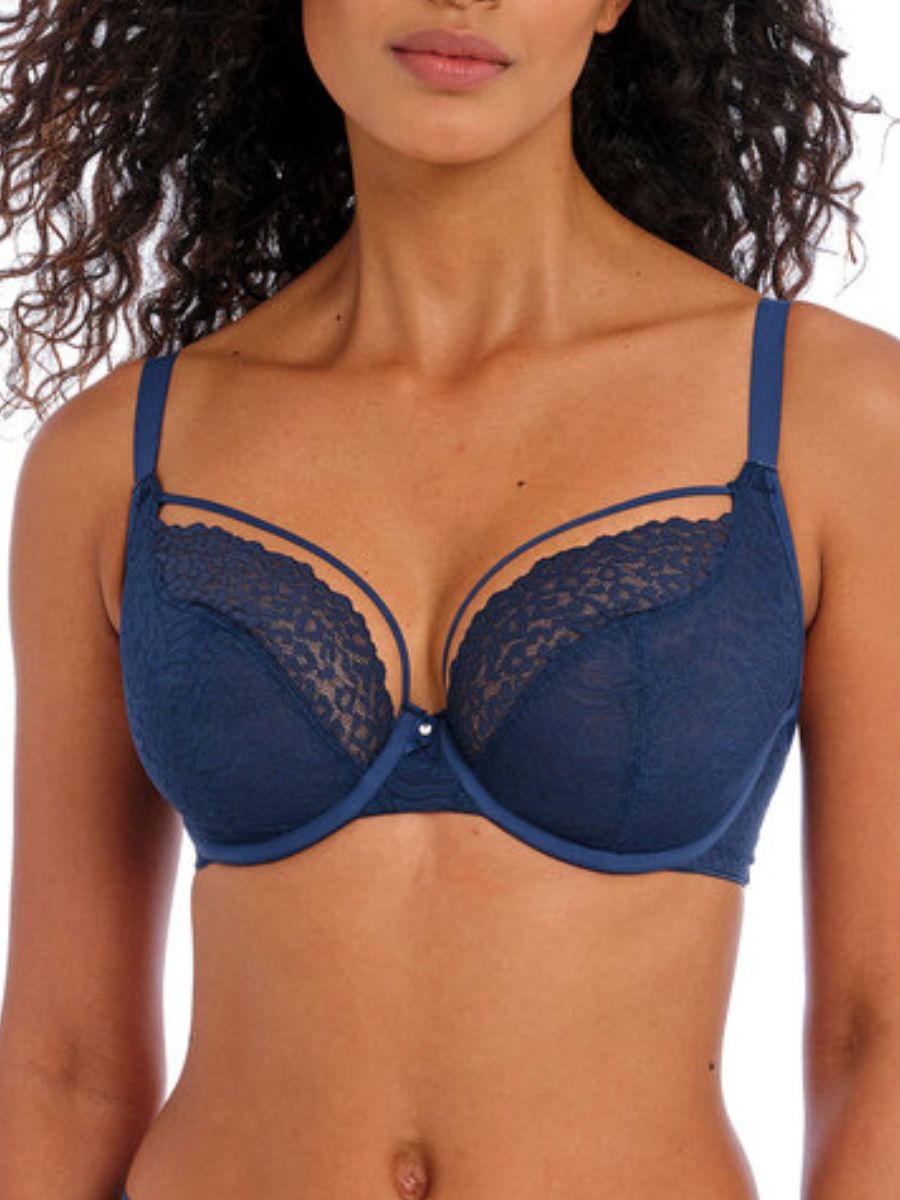 freya catwalk plunge bra midnight